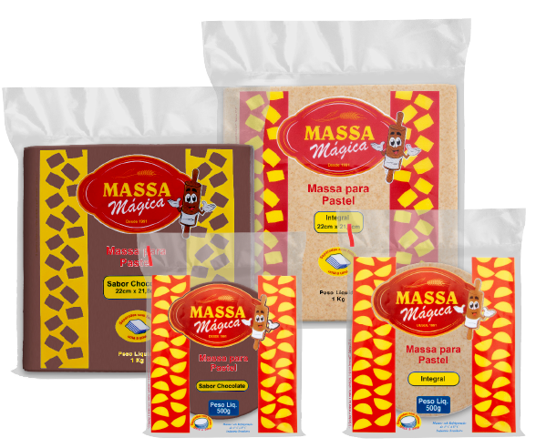 massa de pastel saborizada Massa Mágica
